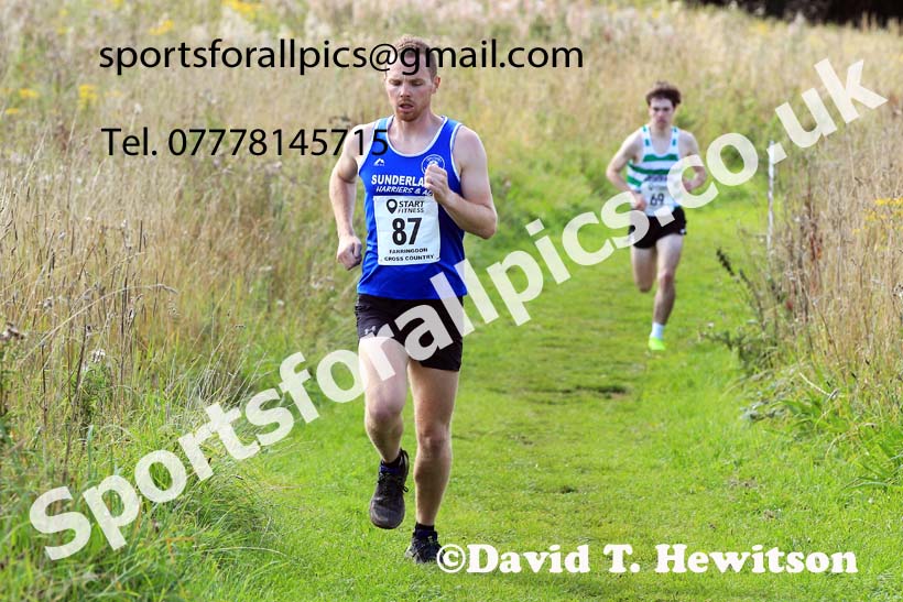 Senior Men, Farringdon Cross Country Relays, Sunderland.  Photo: David T. Hewitson/Sports for All Pics
